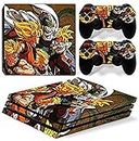 Elton Dragon Z Theme 3M Skin Sticker Cover for PS4 Pro Console and Controllers [Video Game]