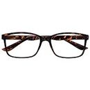 The Reading Glasses Company Brown Tortoiseshell Readers Large Designer Style Mens Spring Hinges R83-2 +1.00