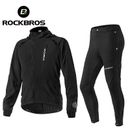 ROCKBROS Cycling Jacket Pants Set Windproof Breathable Jersey Set Men Clothing