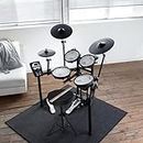 blueberry R-028 Drum Thrones Height Adjustable Rotatable Padded Drum Stool with Anti-Slip Feet for Adults and Kids,Universal Drum Seat for Drummer, Percussion, Keyboard, Piano Players