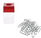 Kunfaya All Pin, Clip Holder + Triangle Paper Clip for Home Office School & Stationary Supplies