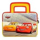Pebble Gear Disney Pixar Cars Carry Case - Universal Neoprene Children's Bag with Cars Motif, Suitable for 7 Inch Tablets (Fire 7 Kids Edition, Fire HD 8), Robust Zip