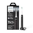 Philips Sonicare ProtectiveClean 4100 Plaque Control, Rechargeable electric toothbrush with pressure sensor, Black White HX6810/50 for adults,pack of 1