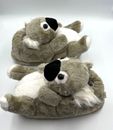 NEW!  Women's Plush Happy Feet Koala Slippers Size L  MEL shipped