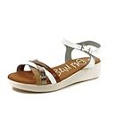 Oh! My Sandals - Sandali per: Donna, bianco, 38 EU
