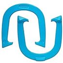 Light Weight Cadet Pitching Horseshoes - Blue Finish – NHPA Sanctioned for Tournament Play - Drop Forged Steel - One Pair (2 Shoes)