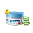 Rosa Cold Cream 500ML with Aloe Vera and Vitamin E with natural Oils | For skin softening | For Men and Women