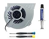 ElecGear Interner Kühler Lüfter für PS4 Pro CUH-7xxx – CPU-Kühlungslüfter Cooling Fan, Wärmeleitpaste und TR8 PH0 Schraubendreher-Set für Playstation 4 Pro