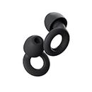 Loop Quiet Ear Plugs for Noise Reduction – Super Soft, Reusable Hearing Protection in Flexible Silicone for Sleep, Noise Sensitivity - 8 Ear Tips in XS/S/M/L – 24dB & NRR 14 Noise Cancelling – Black