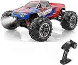 KIPIT Hobby Grade 1:16 Scale Remote Control Truck, 4WD Top Speed 40+ Kmh All Terrains Electric Toy Off Road RC Truck Vehicle Car Crawler with 1 Rechargeable Batterie for Boys Kids and Adults, Multi