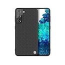Nillkin Case for Samsung Galaxy S21 S 21 (6.2" Inch) Textured Series Nylon Fiber Tough & Durable PC + TPU Material Luxury Protect Black