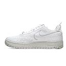 Nike Mens Air Force 1 Low Crater Basketball Shoes, White/White-summit White, 9 US
