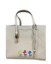 Marc Jacobs Mini Grind Leather Tote, Peanuts Marshmallow