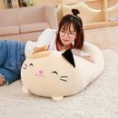 90cm Soft Animal Cartoon Pillow Dog Cat Pig Plush Toy Stuffed Kid Birthyday Gift