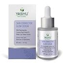 YASHU Skin Corrector Glow Serum with Licorice Root Extract for Deigmentation & Lighten Dark Spot, Blemishes & Tan (30ml)