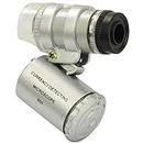 Hetkrishi Super Mini 60X Microscope with 2-LED Illumination + Currency Detecting UV Light