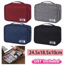 Electronic Accessories Cable Organizer Bag Travel USB Cord Charger Storage Case