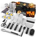Griddle Accessories Kit, 30 PCS BBQ Grill Tools Set for Outdoor Camping party