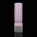 Leoie 120ml Professional Hair Colouring Comb Empty Hair Dye Bottle with Applicator Brush Salon Hair Coloring Styling Tool pink