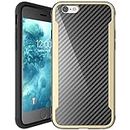 iPhone 6 Case | iPhone 6S Case | Shockproof | 12ft. Drop Tested | Carbon Fiber Case | Lightweight | Scratch Resistant | Compatible with Apple iPhone 6/6S - Gold