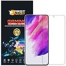 FIRST MART - A BRAND WORTH REMEMBERING Gaming Tempered Glass for Samsung Galaxy S21 FE 5G (6.4 Inch) Impossible Flexible Fiber Case Friendly Screen Protector & Installation Kit| Gaming Crystal Clear
