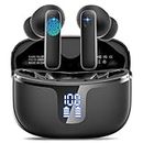 Cuffie Bluetooth, 2024 Auricolari Bluetooth 5.3 con Driver Dinamico 14.2mm Stereo, 4 ENC Mics Cancellazione Rumore Cuffie Wireless in Ear, 40 Ore Cuffiette, USB-C Cuffie Senza Fili, IP7 Impermeabile