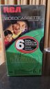 RCA VHS Video Cassette Tapes Pack T-120 6 Hour Each NEW SEALED!6