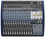 PreSonus StudioLive AR16c Analog Mixer, Hybrid Digital,18-Channel, USB-C Compatible Audio Interface/Stereo SD Recorder With Recording Software Bundle