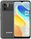 DOOGEE X98 Pro Mobile Phone, Android 12 Smartphone SIM Free Phones Unlocked, Max 9GB RAM, 64GB/1TB Extension ROM, Octa-Core, 6.52" HD+ Display, 4200mAh, 12MP+8MP, 4G Dual SIM, OTG/Face ID - Black