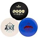 Viking Discs Starter Disc Golf Set - 3 Discos Frisbee para Cualquier Distancia, aprobados por la PDGA - Deportes de diversión al Aire Libre para Adultos y niños - Putter, Mid-Range, Driver
