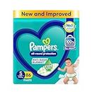 Pampers All round Protection Pants Style Baby Diapers, Small (S) Size, 86 Count, Anti Rash Blanket, Lotion with Aloe Vera, 4-8kg Diapers