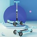 Cockatoo Rat&Cat Series Happy-Hooper Kick Scooter for Kids, Kick Scooter with Led Lights in PVC Wheel, 3 Adjustable Height Scooter, Age Upto 3+ Years & 50 Kg Weight Capacity