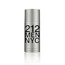 Carolina Herrera 212 Nyc Men Fragrance For Men - Quick-Drying Spray - 24-Hour Protection Against Body Odor - Fresh, Masculine Scent - Green Freshness And Warmth Of Spices - Deodorant Spray - 5 Oz