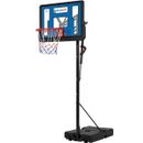 Basketball Goal System Portable Basketball Hoop Stand 7.5-10ft Height Adjustable