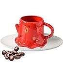 Ceramic Mug Gift Set - Holiday Decoration Tea Cups Christmas Decor | Christmas Mugs for Coffee, Tea, Hot Cocoa and Espresso, Holiday Gifts Set for Family and Friends Buniq
