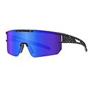 SPOSUNE Polarisierte Fahrradbrille für Männer Frauen, Sport Outdoor&UV400 Schutz, Sonnenbrille für Laufen Golf Angeln Baseball