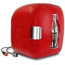Coca Cola Heritage Coke Mini Fridge 7.9L 12 Can Personal Portable Cooler Warmer Refrigerator for Snacks