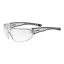 uvex sportstyle 204 - Sportbrille für Damen und Herren - verspiegelt - druckfreier & perfekter Halt - clear/clear - one size