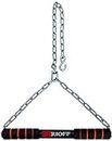Rioff® Height Increase Pull Up Bar for ChinUps Hanging Rod for Home/Gym Use for Men Kids Boys Adults Fitted with Heavy Duty Chain Sangal (5FT) (Multicolor)