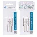 Silhouette Autoblade Replacement for Cameo 3 and Portrait 2 (2 Pack) with 30 Day Subscription to Smart Silhouette
