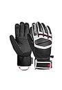 Reusch Men's Mastery Handschuhe Gloves, Black/White/fire red, 7.5 (EU)