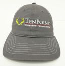 Ten Point Adult Baseball Cap Hat Gray White Deer Hunting Crossbow Technologies