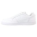 Nike Men's Ebernon Low Basketball Shoe, White/White, 10 US