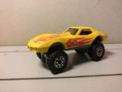 Vintage Hot Wheels 1975 Chevy Corvette Coupe Lifted 4X4 Monster Car