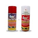 APAR PU 2K Spray Paint Wild Cherry Red (RC Colour Name) - Base Coat+ PU GC, Compatible for VW Virtus and Taigun Cars -225 ml (Pack of 2-Pcs)