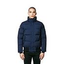 Triple F.A.T. Goose Bromley Mens Bomber Down Jacket | Mens Puffer Jacket (Navy, Small)