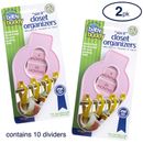 Baby Buddy Size-It Closet Organizers, Baby Nursery Clothes Closet Dividers