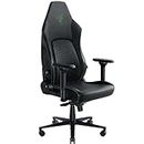 Razer Iskur V2 Gaming Chair: Adaptive Lumbar Support - Adjustable Lumbar Curve - High Density Foam Cushions - Reactive Seat Tilt &152-degree Recline - 4D Armrests - Synthetic Leather - Black/Green