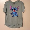 Disney Tops | 4/$20 Disney Stitch T-Shirt | Color: Blue/Green | Size: Lj