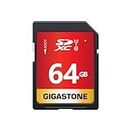 Gigastone 64GB SD Card UHS-I U1 Class 10 SDXC Memory Card High Speed Full HD Video Canon Nikon Sony Pentax Kodak Olympus Panasonic Digital Camera